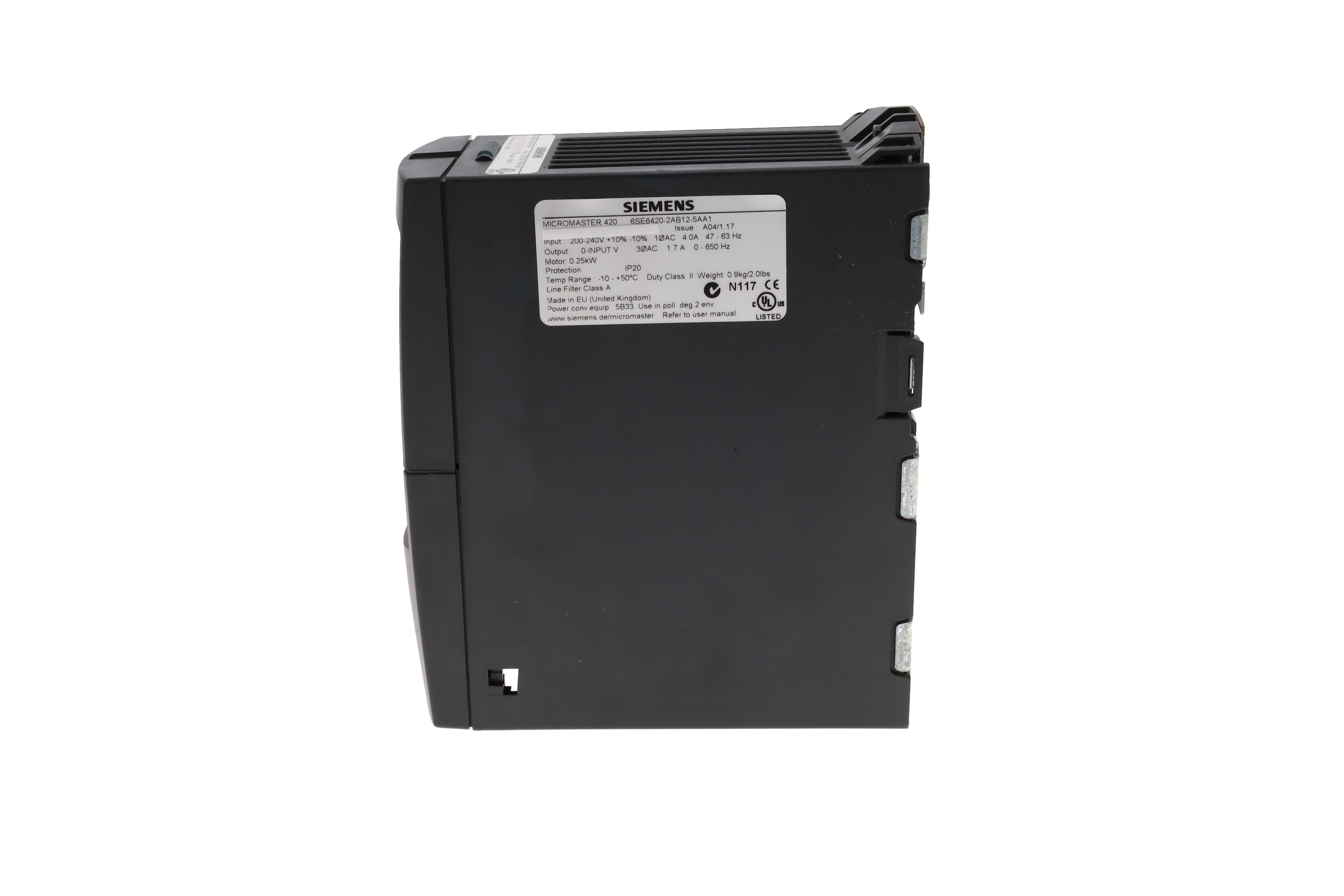 SIEMENS 6SE6420-2AB12-5AA1