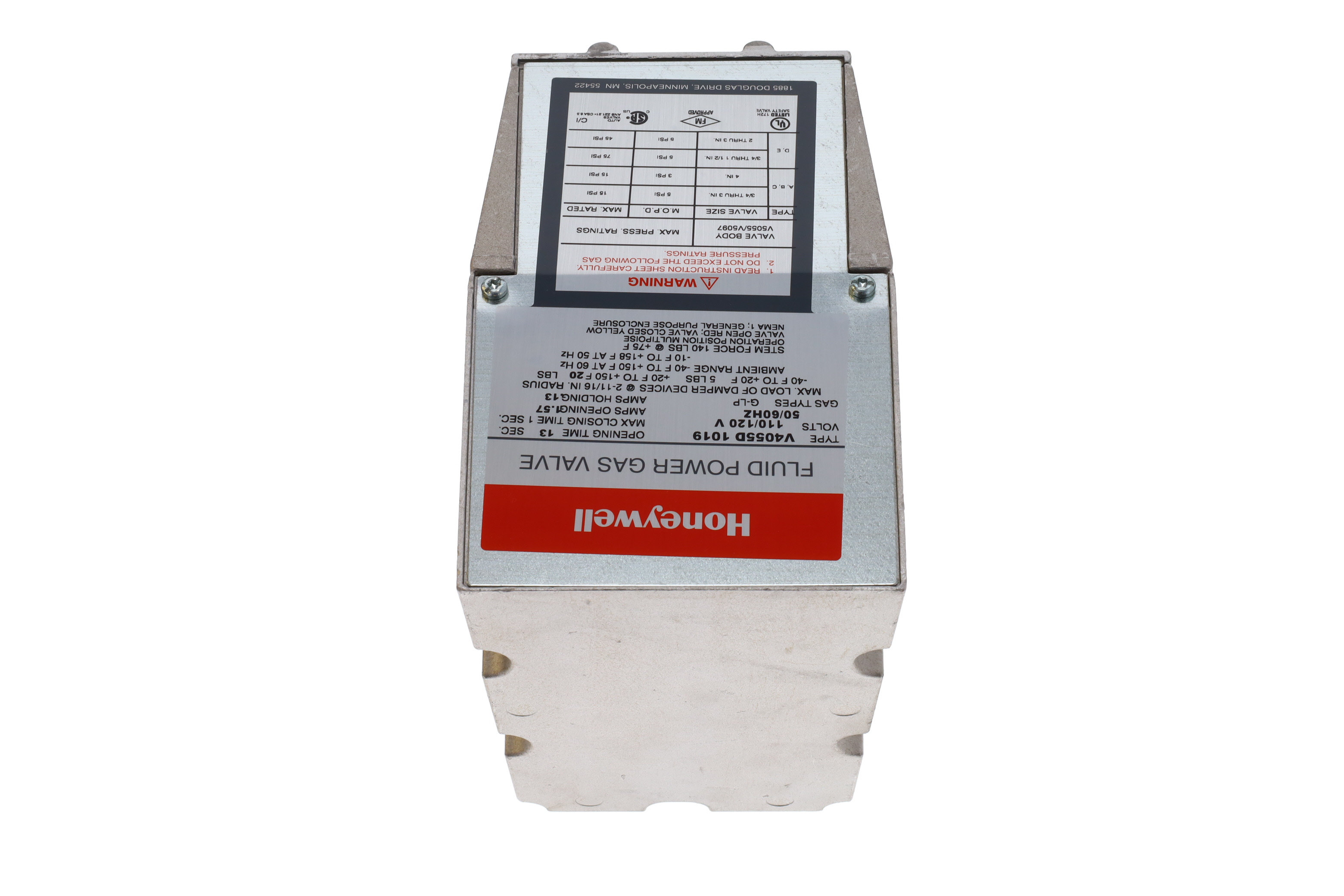 HONEYWELL V4055D-1019