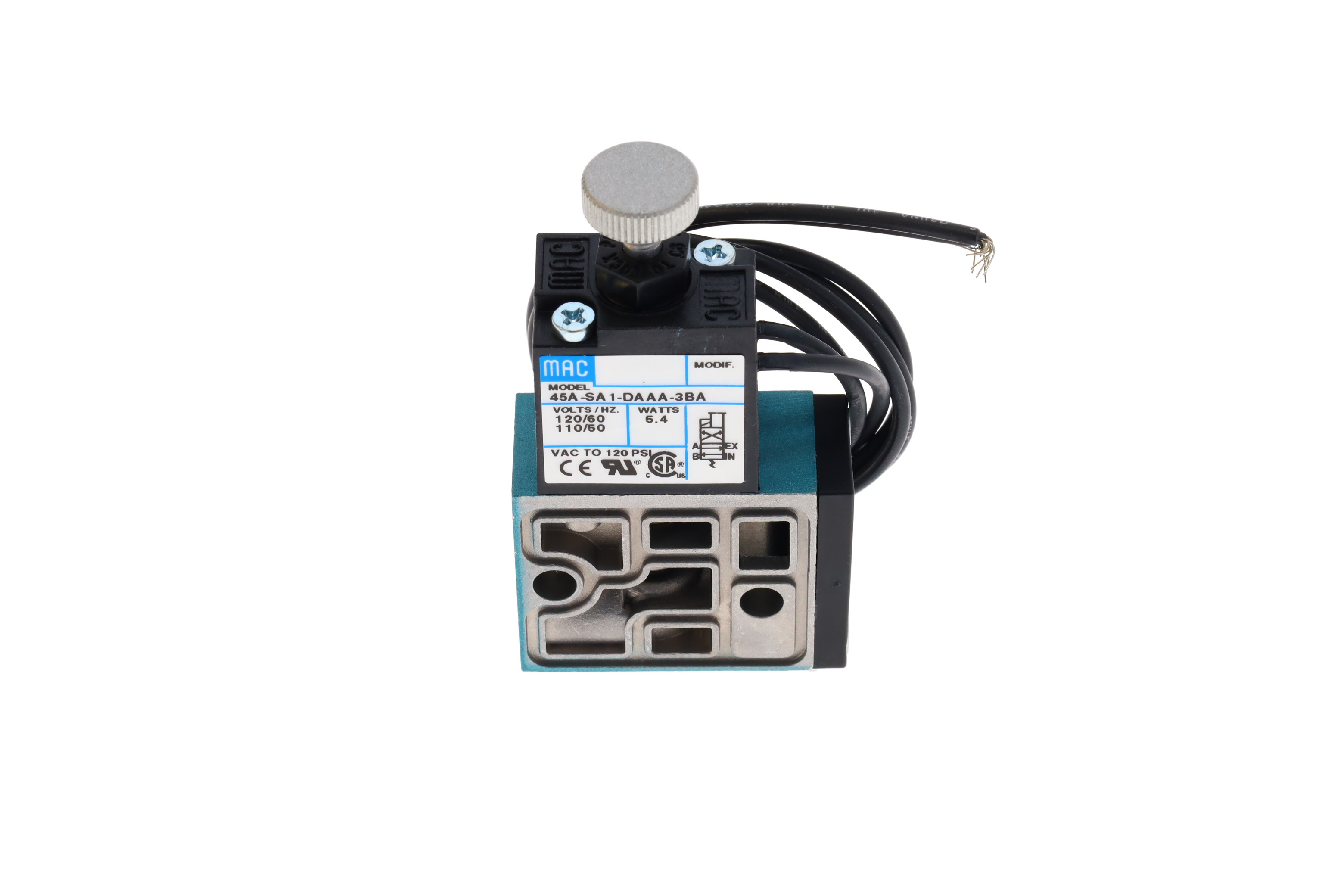 MAC VALVES INC 45A-SA1-DAAA-3BA