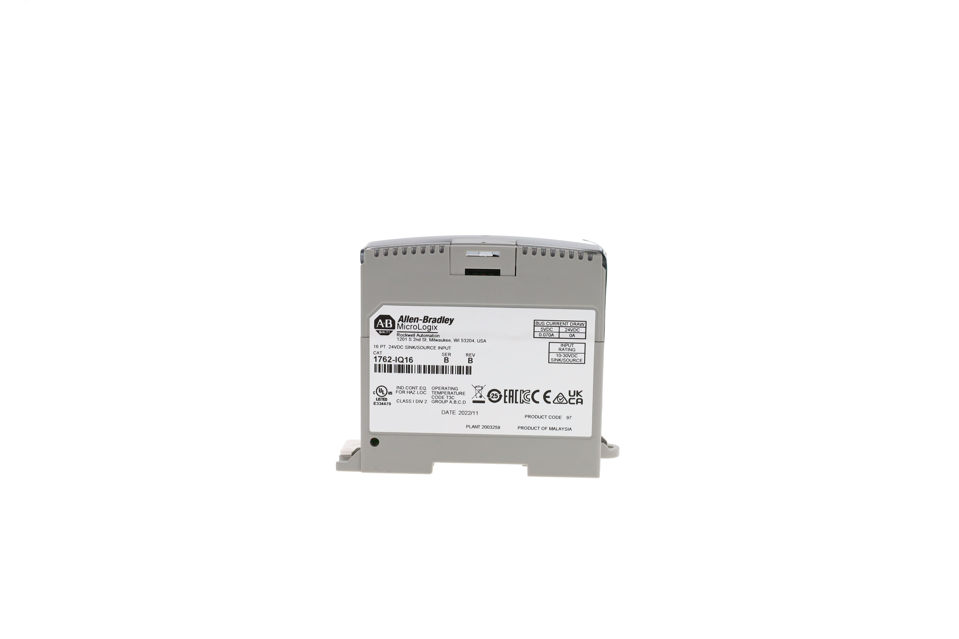 ALLEN BRADLEY 1762-IQ16