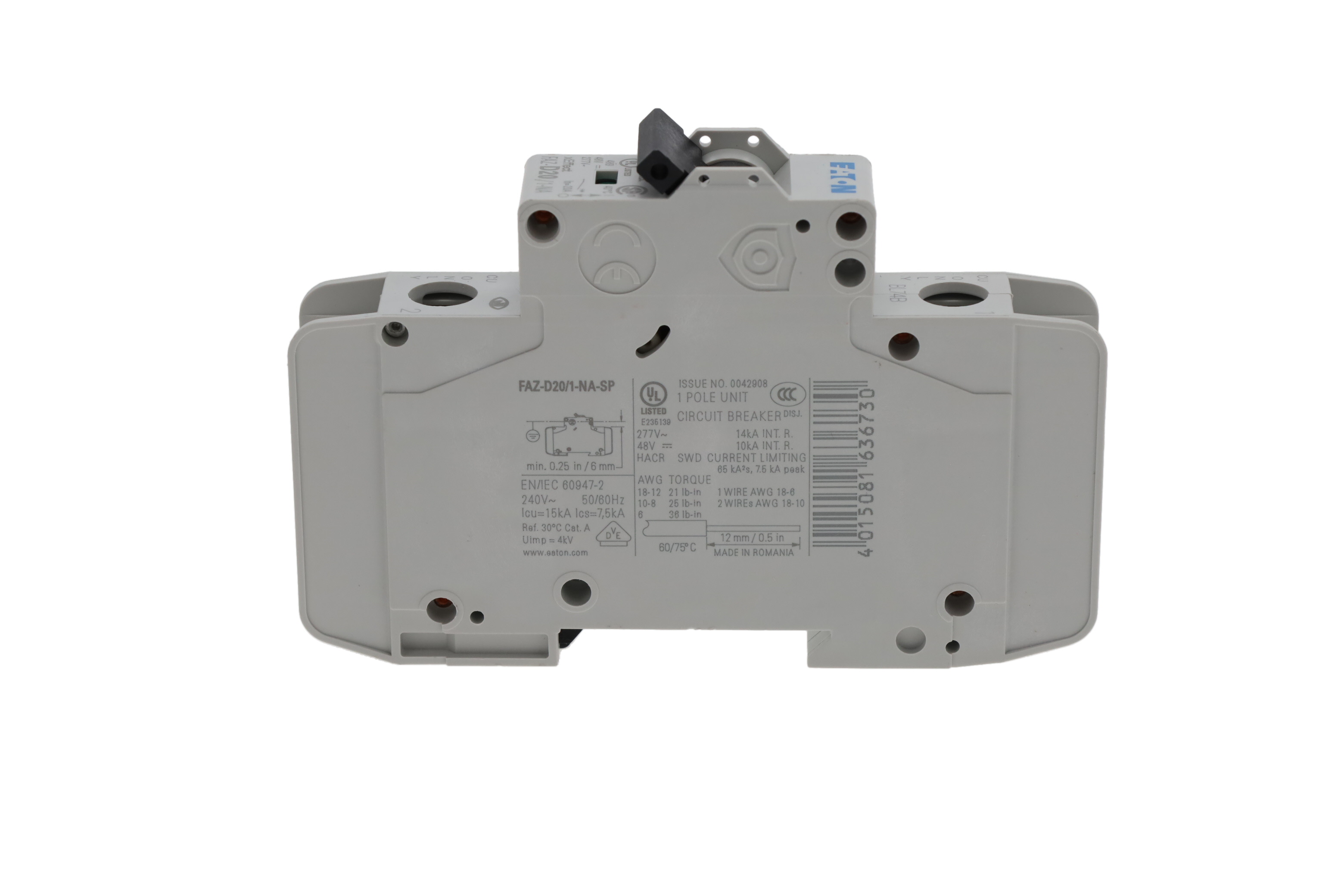 EATON CORPORATION FAZ-D20/1-NA-SP