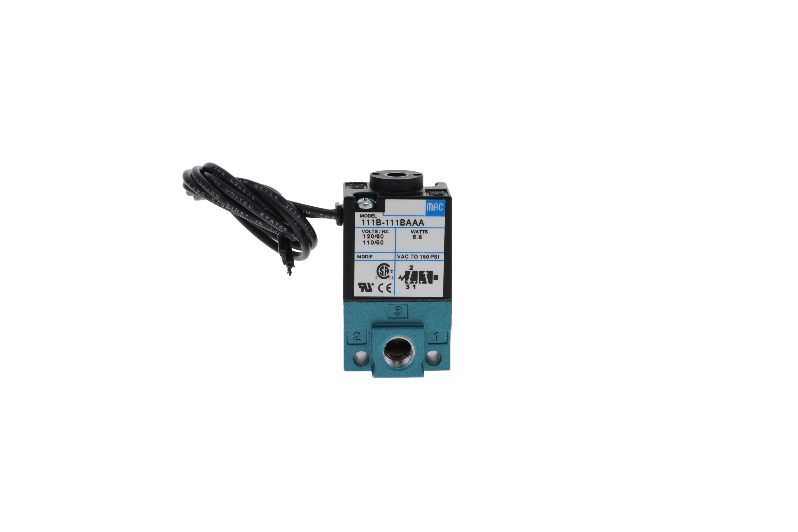 MAC VALVES INC 111B-111BA