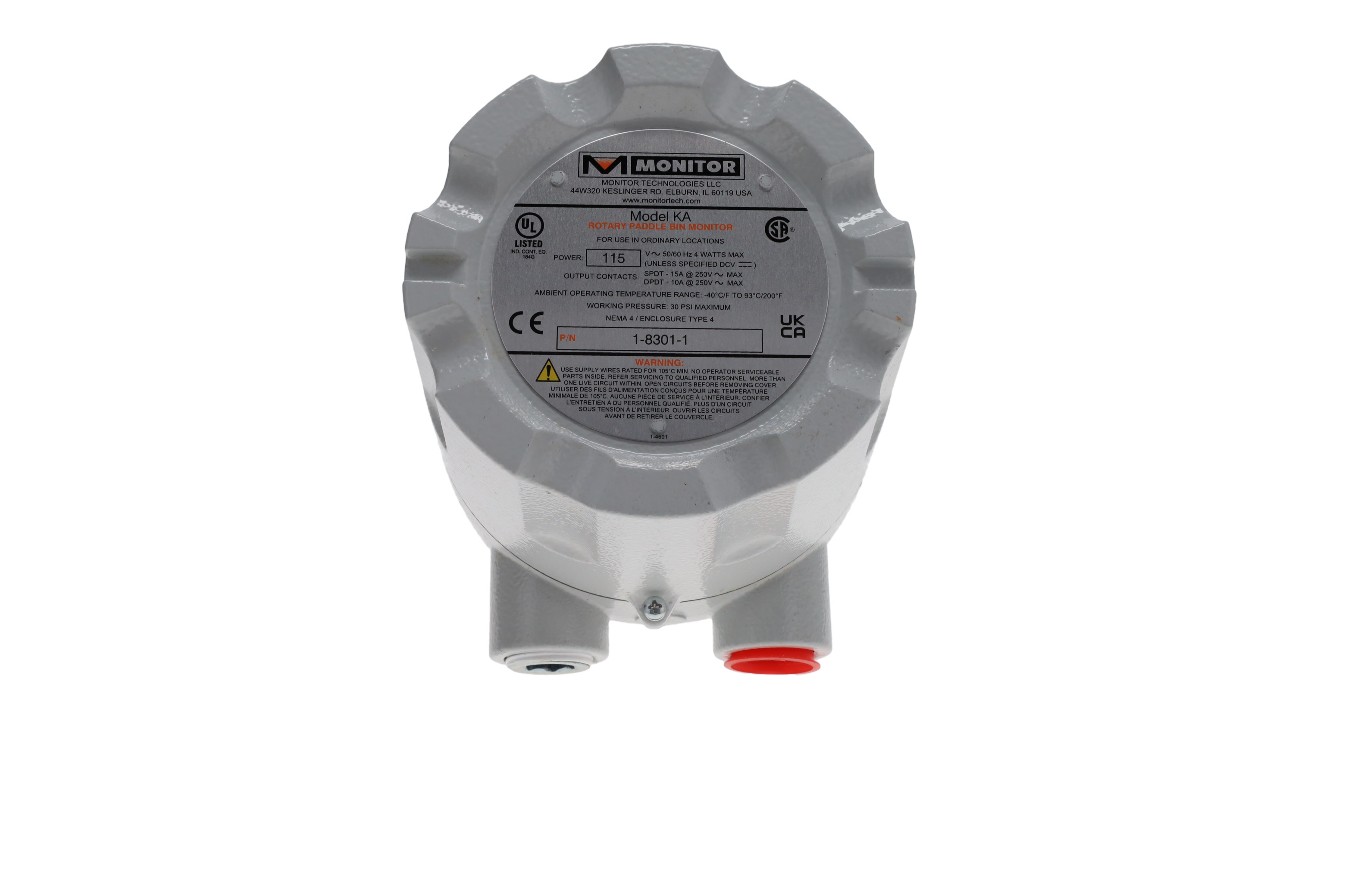 1-8301-1 Float/Level Switch by MONITOR TECHNOLOGIES