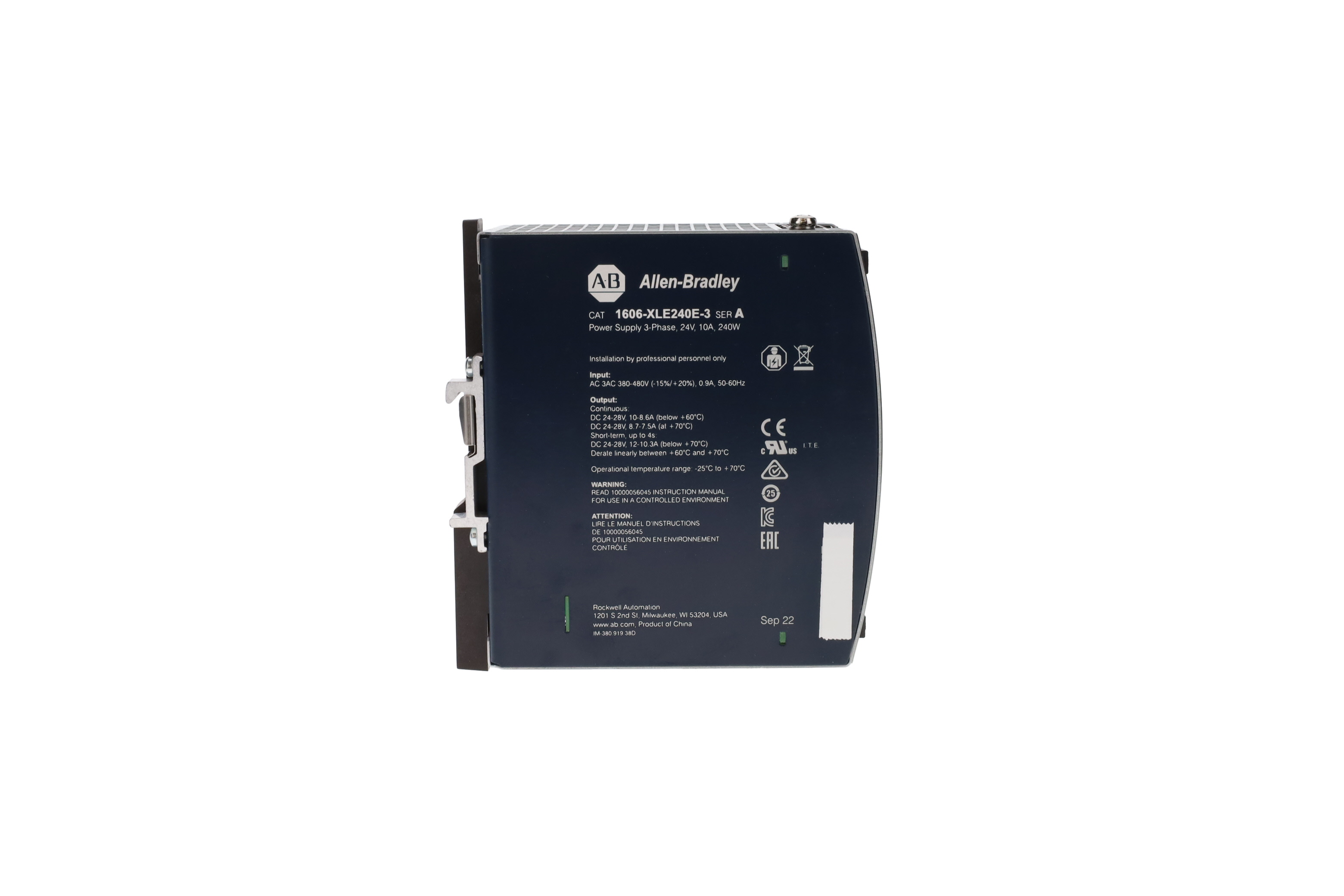 ALLEN BRADLEY 1606-XLE240E-3