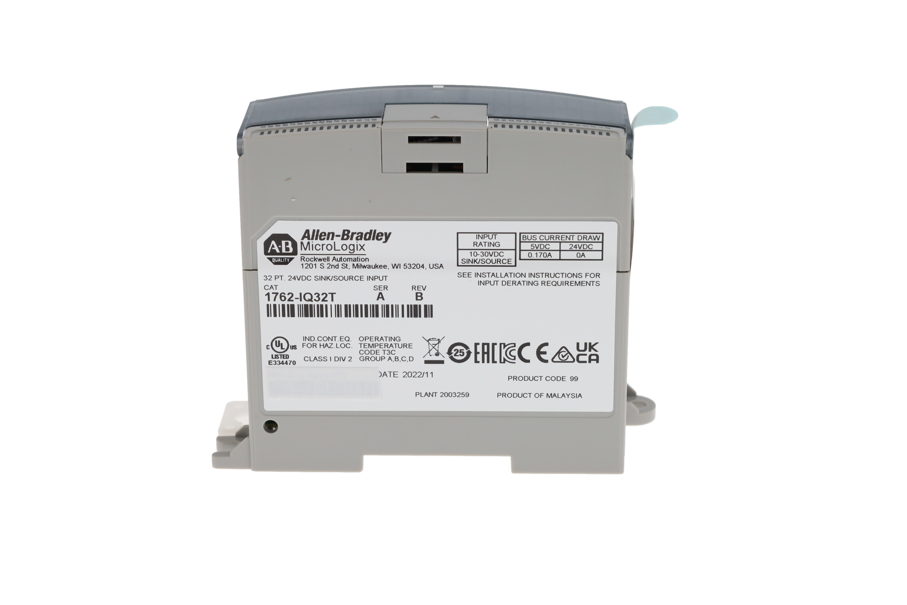 ALLEN BRADLEY 1762-IQ32T