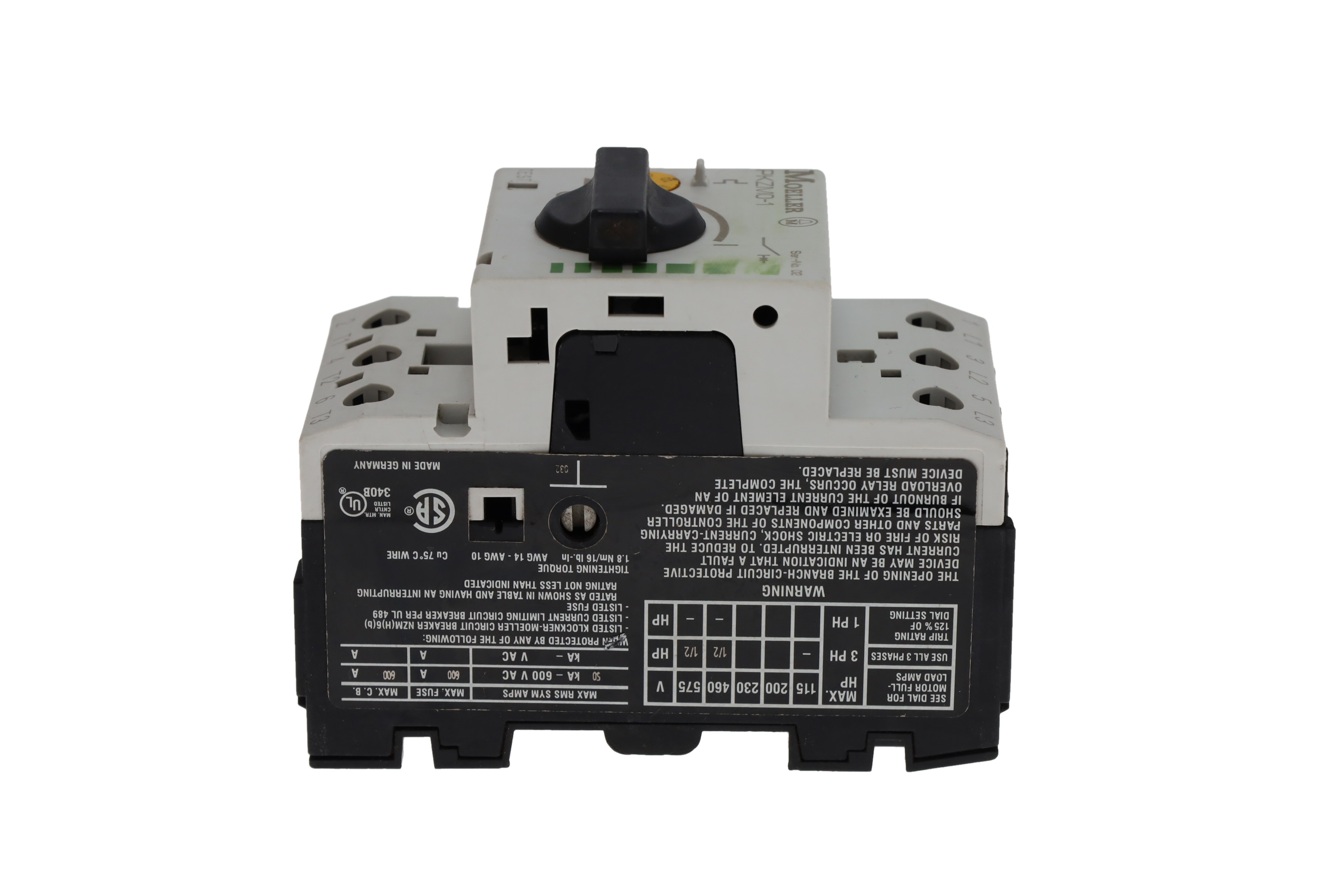 EATON CORPORATION PKZM0-1