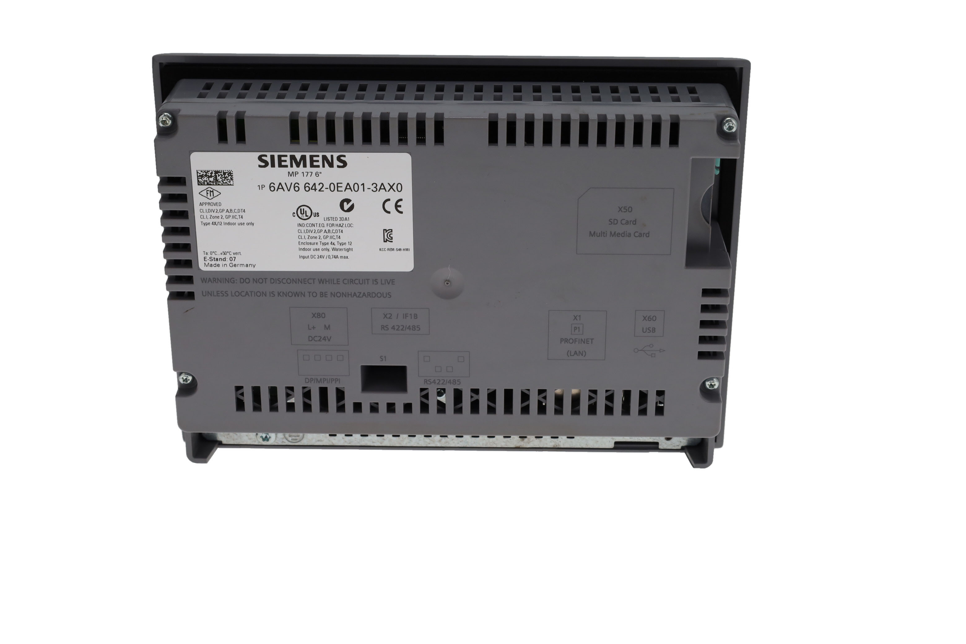 SIEMENS 6AV6642-0EA01-3AX0