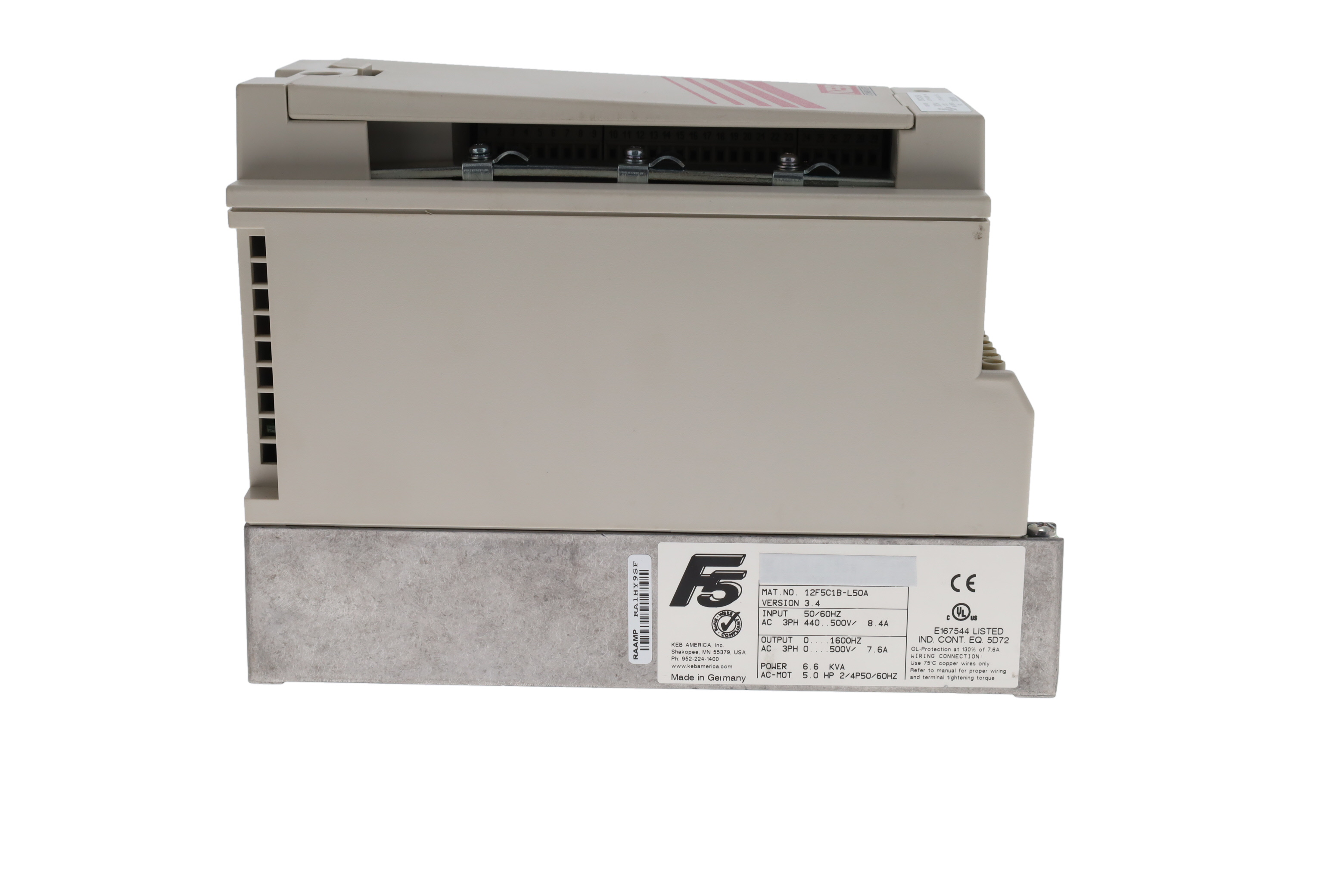 KEB AUTOMATION 12F5C1B-L50A