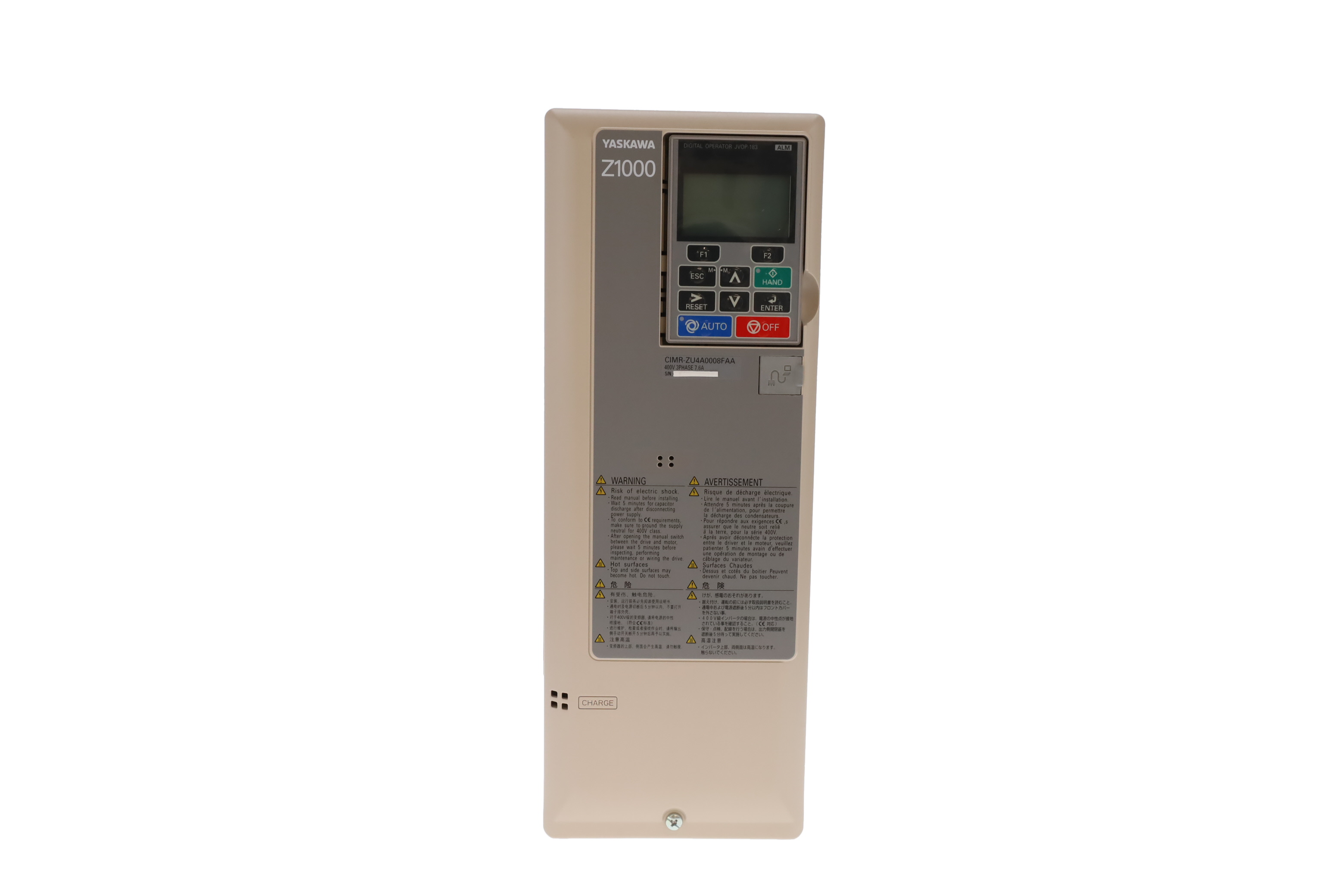 YASKAWA ELECTRIC CIMR-ZU4A0008FAA