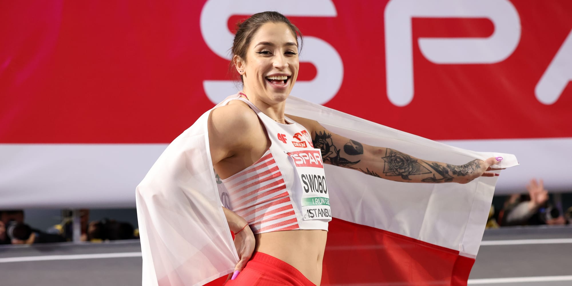 Swoboda wins in Lodz with a world-leading 60m sprint time of 7.04 seconds