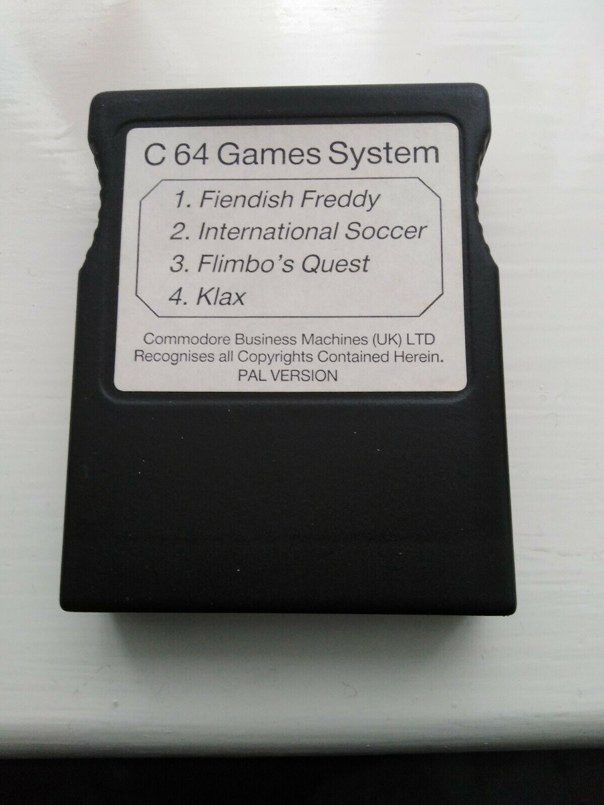 C64 4 in 1 Games Cartridge