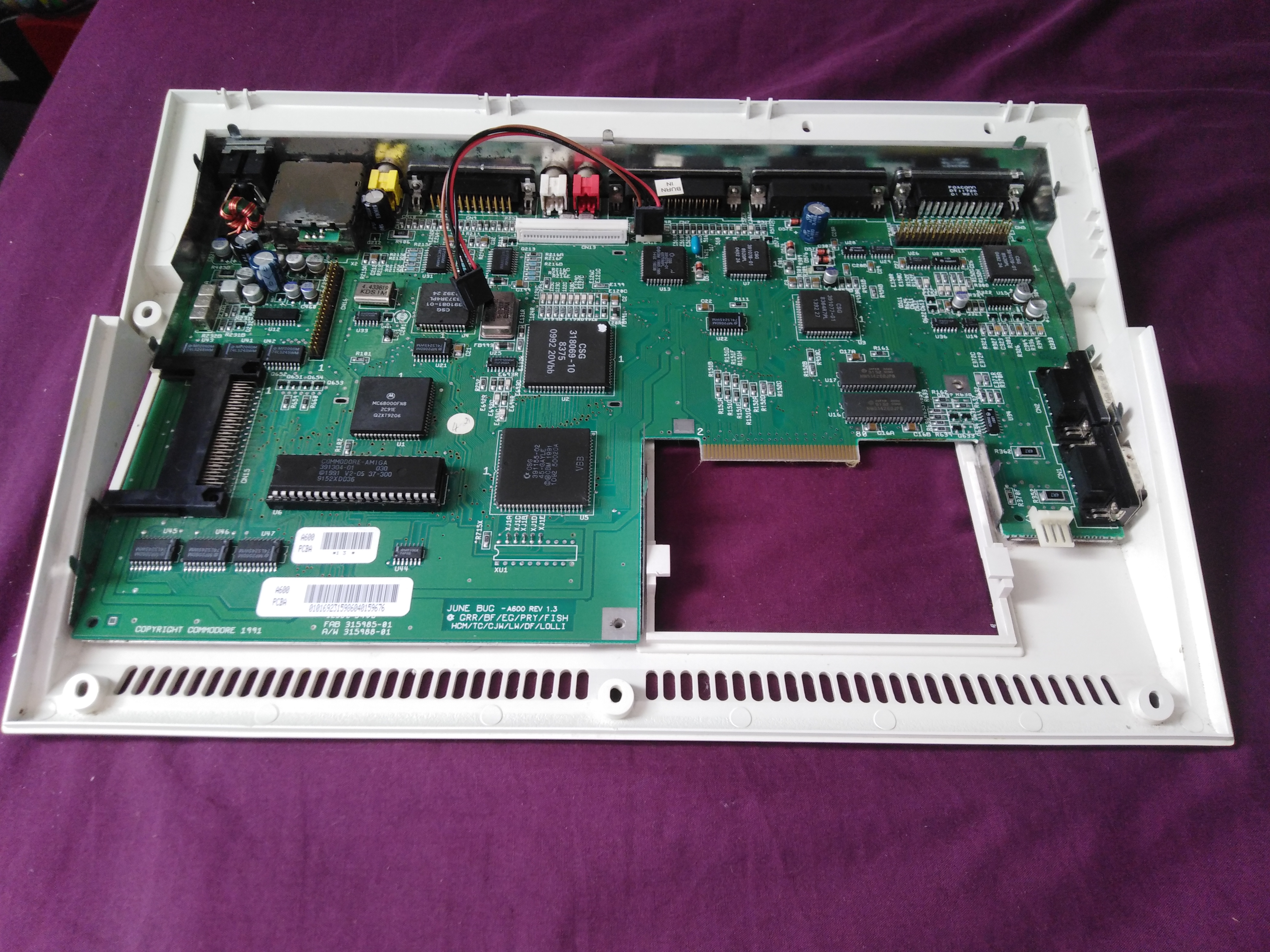 Amiga 600 motherboad