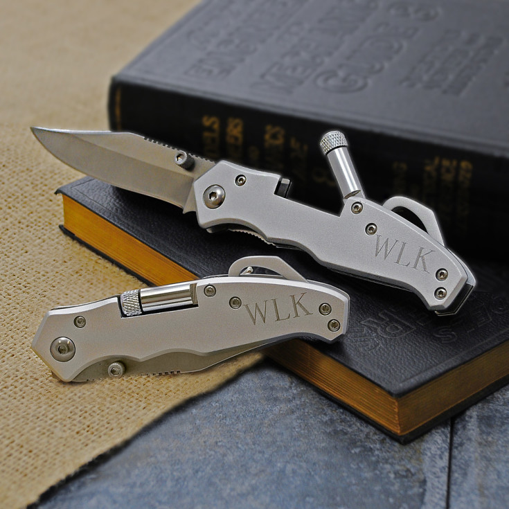 Pocket Knife with Light Exclusively Weddings