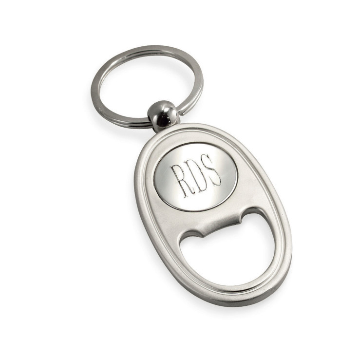 Personalized Bottle Opener Keychain for Groomsmen
