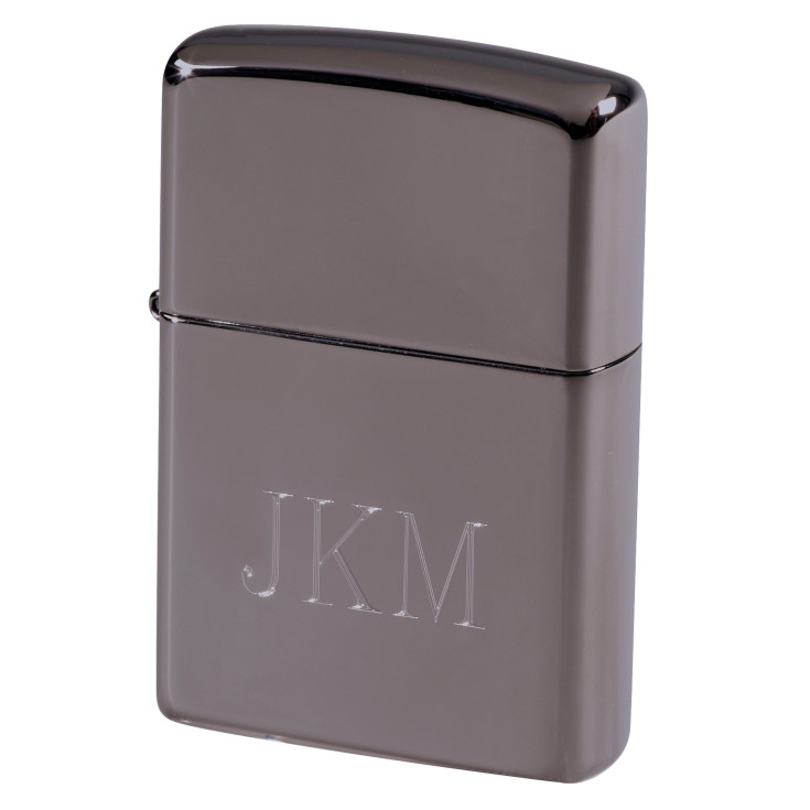 Engraved Gunmetal Zippo Lighter for Groomsmen Groomsmen Lighter