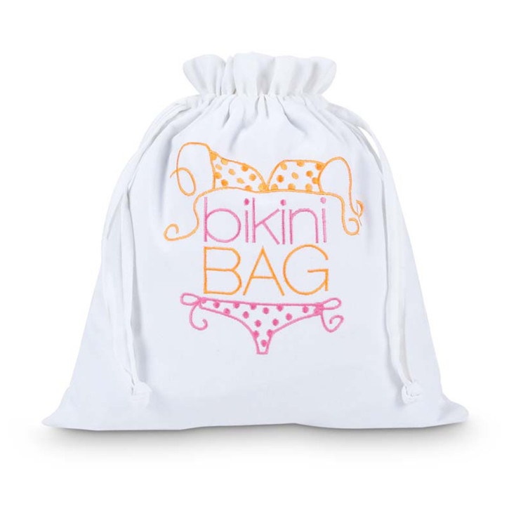 Exclusively Weddings Personalized Bikini Bag for Bridesmaids
