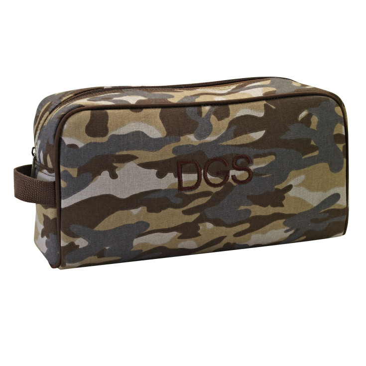 Exclusively Weddings Camo Toiletry Bag