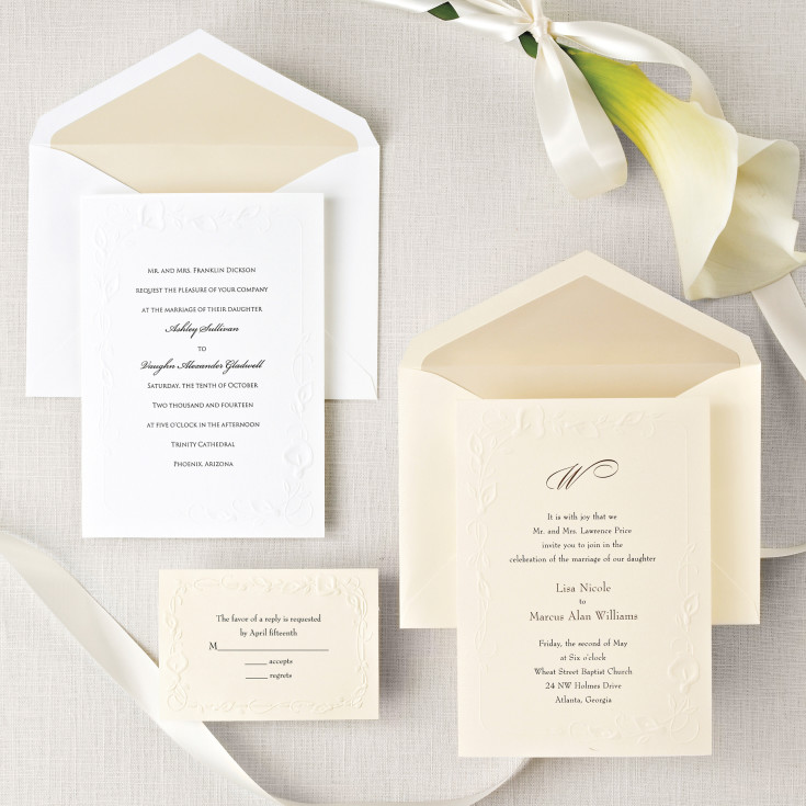 Calla Lily Beauty Wedding Invitation Fl Invitations