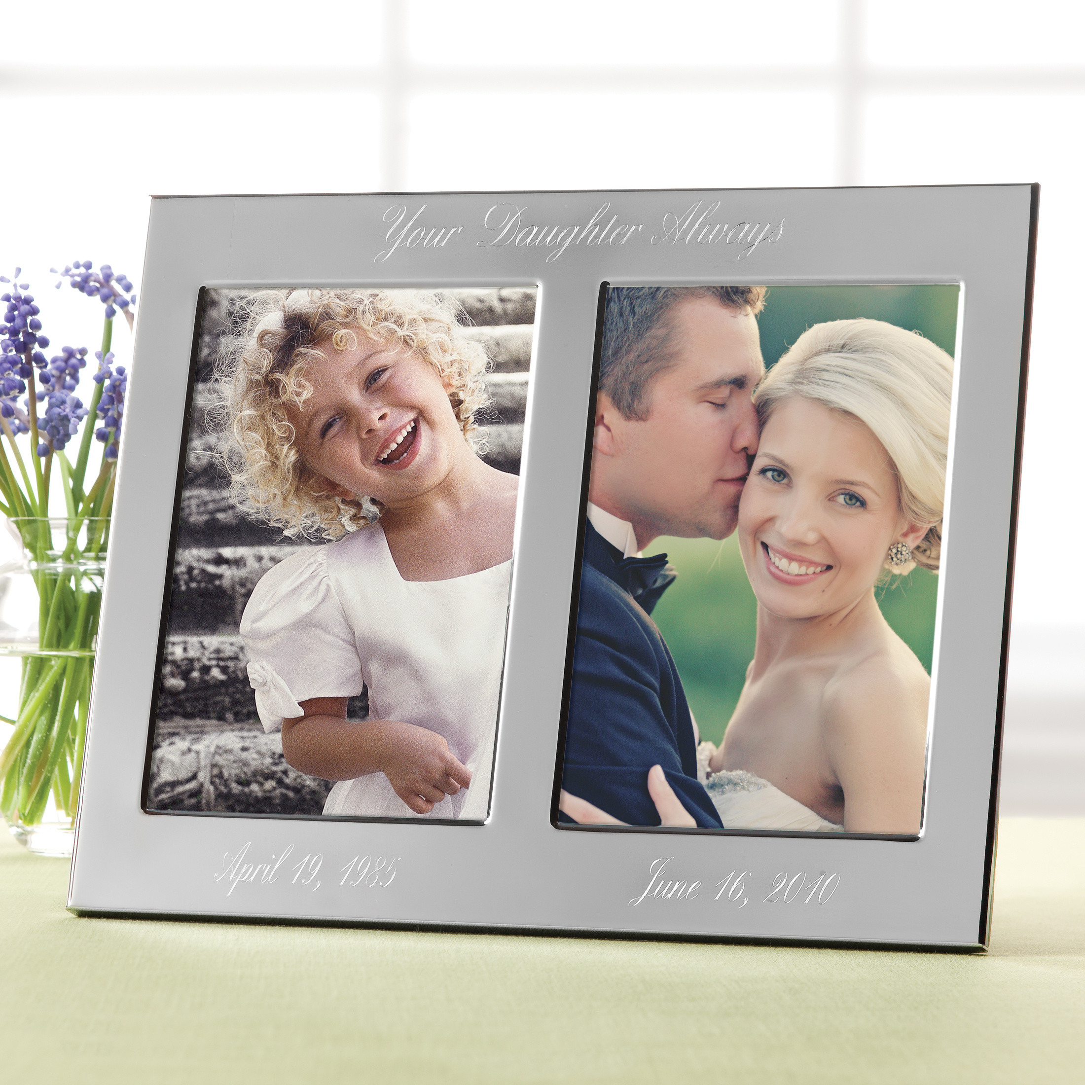 Personalized Picture Frame With Names And Elished Date Wedding Photo Frame Customized Frames