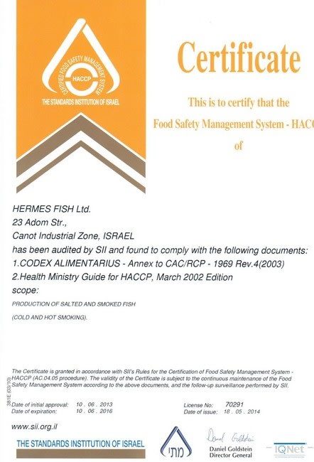 Food safety management system