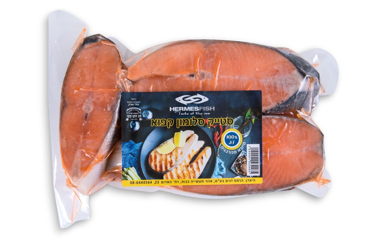 סטייק סלמון קפוא
מק״ט: 59
