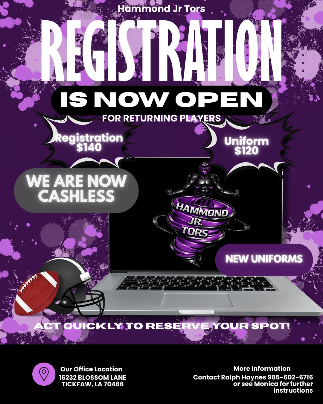 Hammond Jr Tors Fundraiser