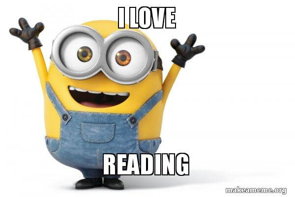 love reading meme