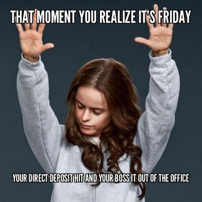 happy friday office humor