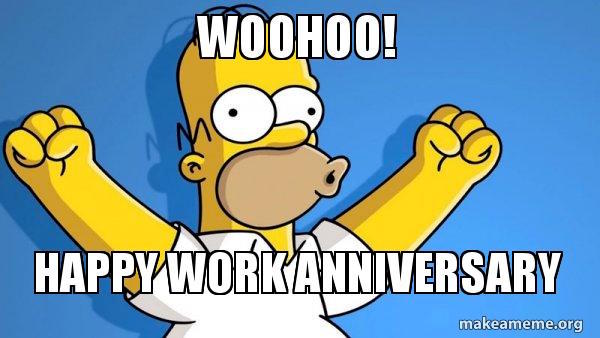 work anniversary funny quotes