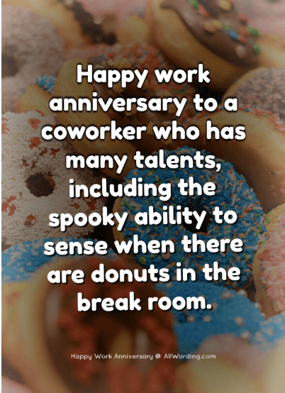 happy work anniversary quotes funny