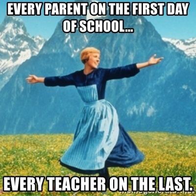 funny first day of school meme