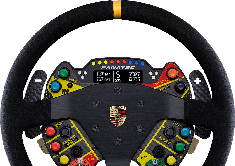 Podium Steering Wheel Porsche 911 GT3 R (Leather)