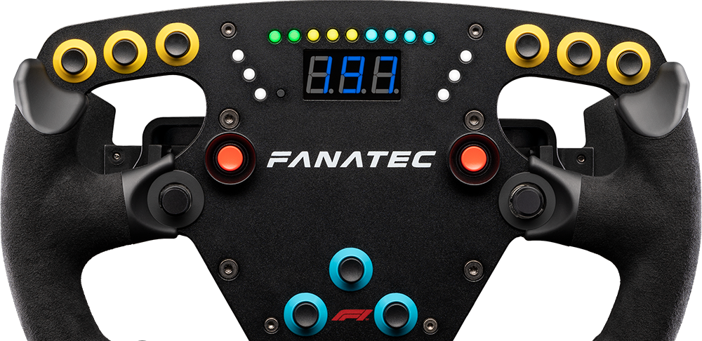 ClubSport Steering Wheel F1® Esports V2 + QR2 Wheel-side