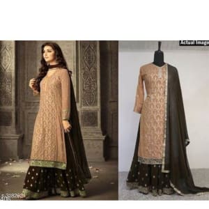 Attractive-Trendy-Faux-Georgette-Suits-&-Dress-Materials
