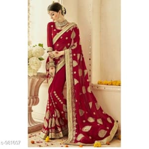 Aarvi Elegant Faux Georgette Sarees Vol web 5 (1)