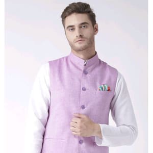 Hangup Mens Stylish Solid Ethnic Jacket Vol 1 (3)