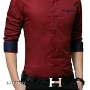 Elite Men's Designer Cotton Solid Shirts Vol 2 (5)