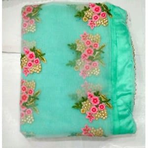 Floret Embroidered Net Sarees web 1 (3)