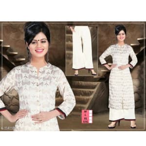 Classy Attractive Designer Rayon Printed Kurta Set webV (5)