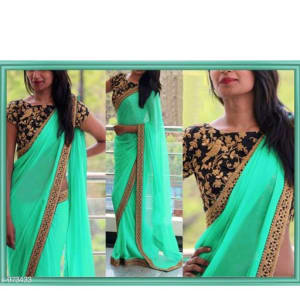 Gorgeous Georgette Thread Work Saree web (4)