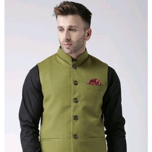 Perfect-Fit Men's Polyester Viscose Waist Coats Vol 1 (6)