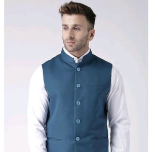 Perfect-Fit Men's Polyester Viscose Waist Coats Vol 1 (11)