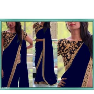 Gorgeous Georgette Thread Work Saree web (2)