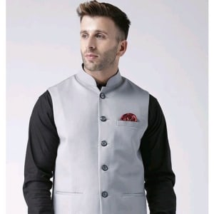 Perfect-Fit Men's Polyester Viscose Waist Coats Vol 2 (3)