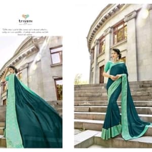 Aaryahi Attractive Silk Boder Work Sarees