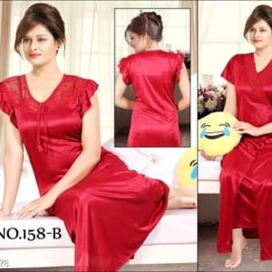 Fancy Satin Night Dresses