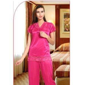 Fancy Satin Night Dresses