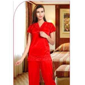 Fancy Satin Night Dresses