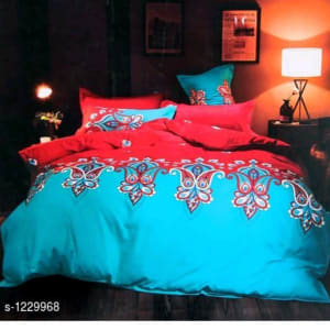 Blissful Comfort Cotton Printed Double Bedsheets Vol 16 (4)