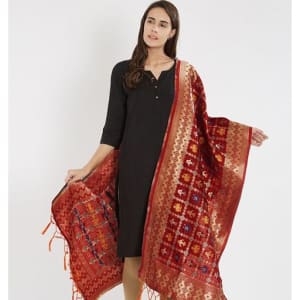 Stylish Banarasi Silk Women's Dupattas Vol 1 (3)